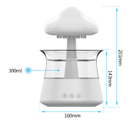 umidificador e difusor nuvem