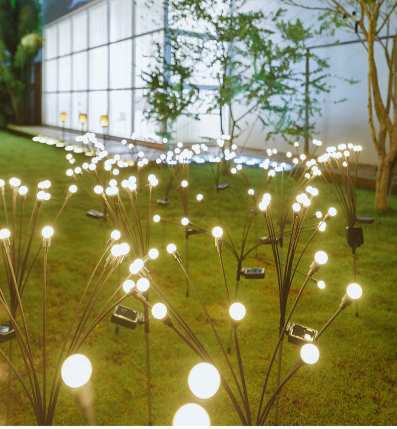 Luminária led Energia Solar para Jardim - Estilo Vagalume