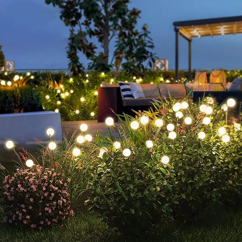 Luminária led Energia Solar para Jardim - Estilo Vagalume